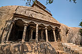 Mamallapuram - Tamil Nadu. the Mahishamardhini cave.  